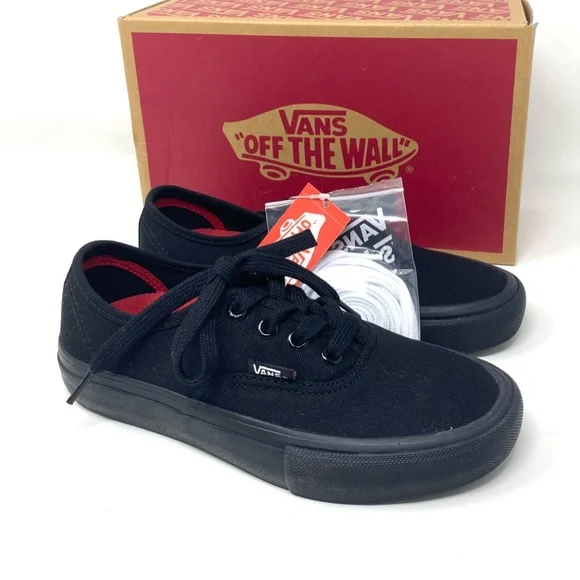 VANS Women's Size 5 Authentic Pro POPCUSH Black Low Classic Sneakers VN000Q0DBKA - Picture 7 of 11